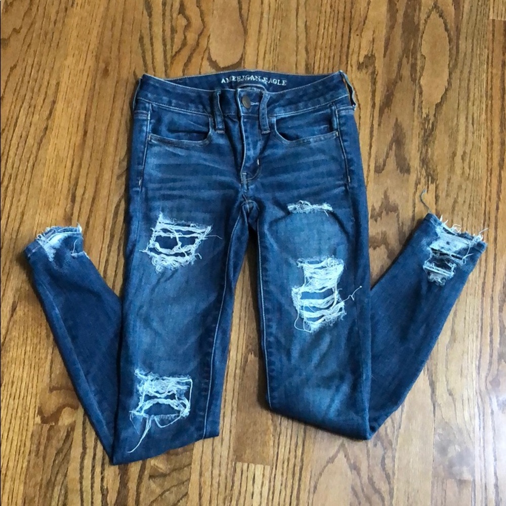 American Eagle Distressed Jeggings